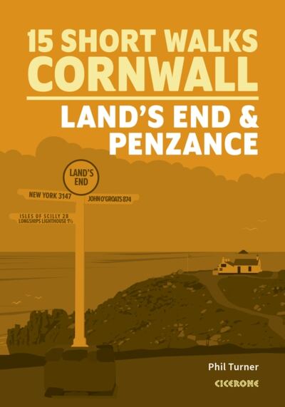 15 Short Walks in Cornwall: Land's End and Penzance book cover
