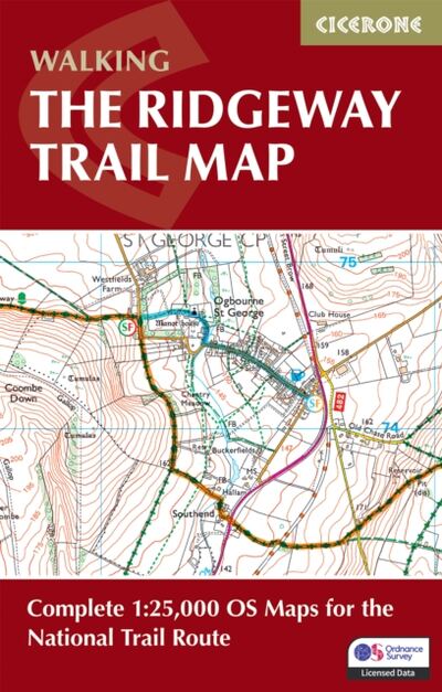 The Ridgeway Trail Map : Complete 1:25,000 OS Maps for the National Trail Route
