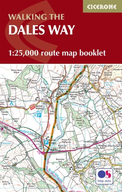 The Dales Way Map Booklet : 1,25:000 route map booklet