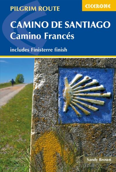 Camino de Santiago: Camino Frances : Guide and map book - includes Finisterre finish book cover