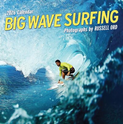 Big Wave Surfing Wall Calendar 2026 book cover