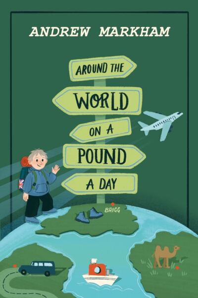 AROUND THE WORLD ON A POUND A DAY book cover