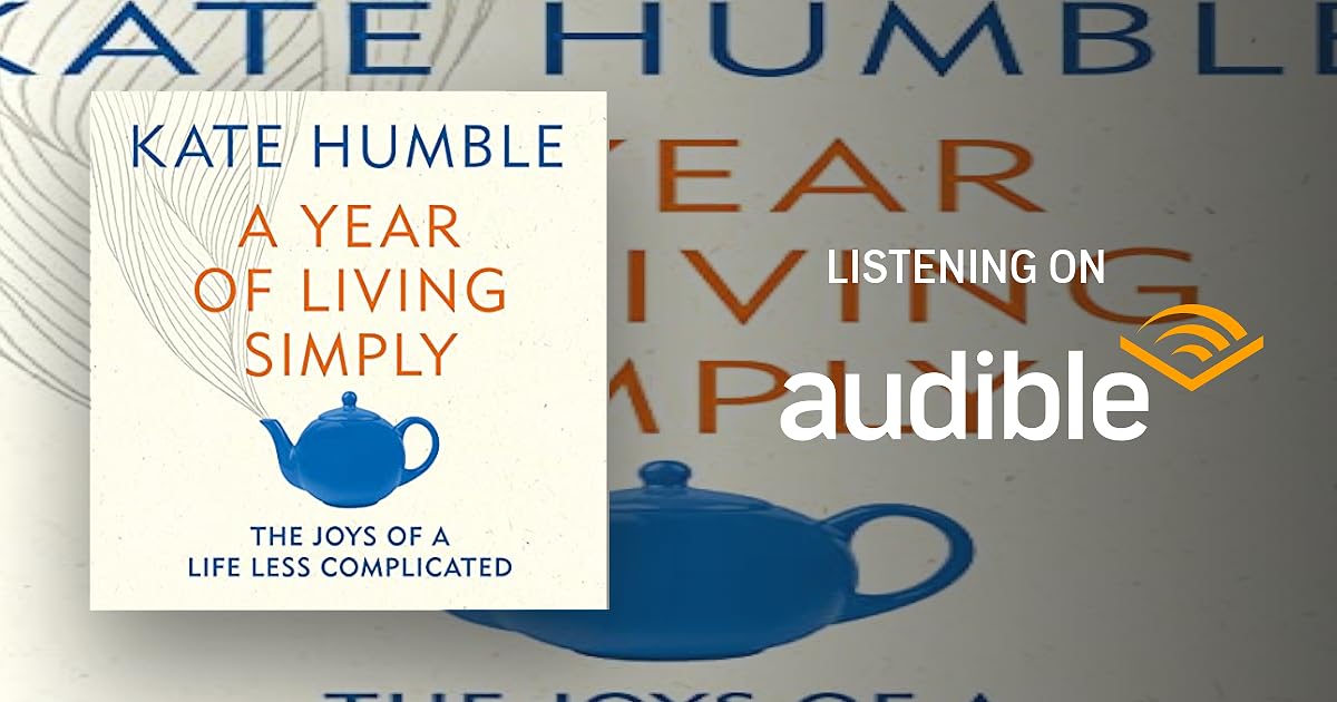 A Year of Living Simply audiobook cover