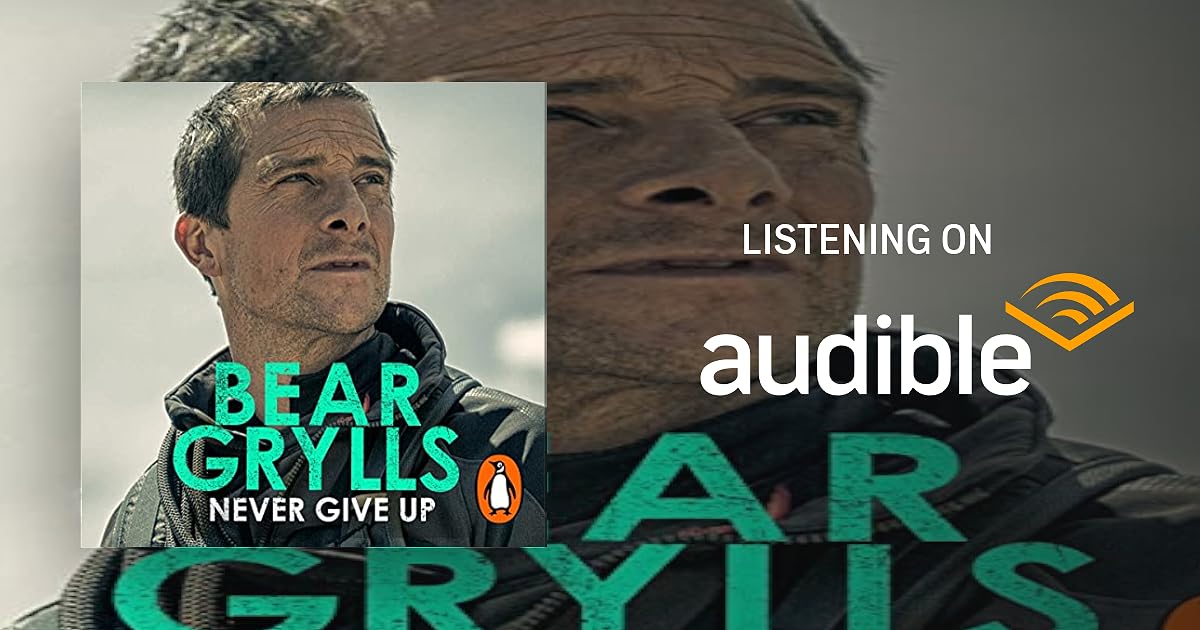 Never Give Up audiobook cover