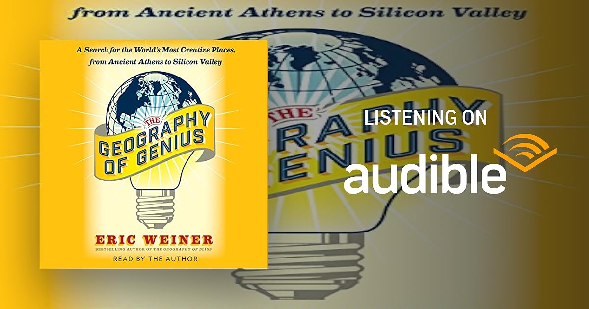 The Geography of Genius audiobook cover