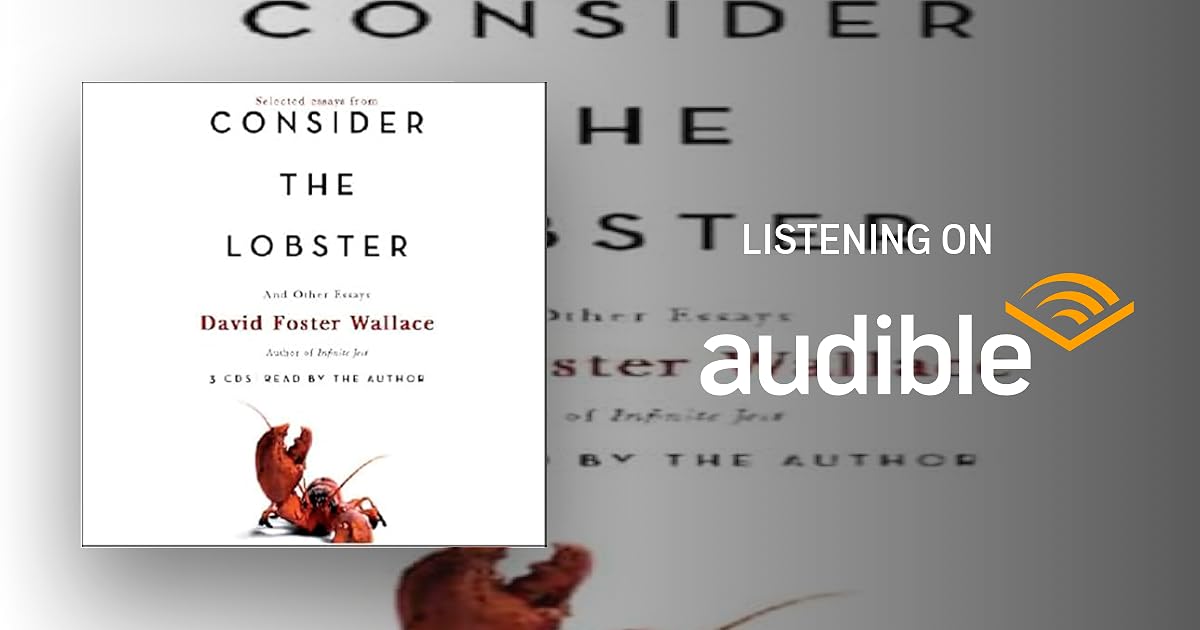 Consider the Lobster book cover