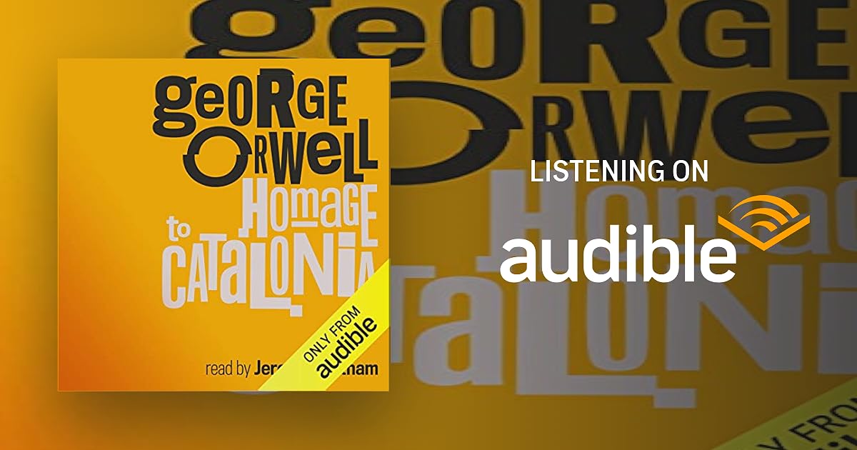 Homage to Catalonia audiobook cover