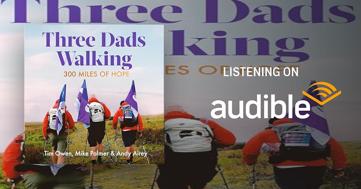 Three Dads Walking book cover