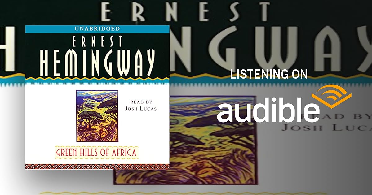 Green Hills of Africa book cover