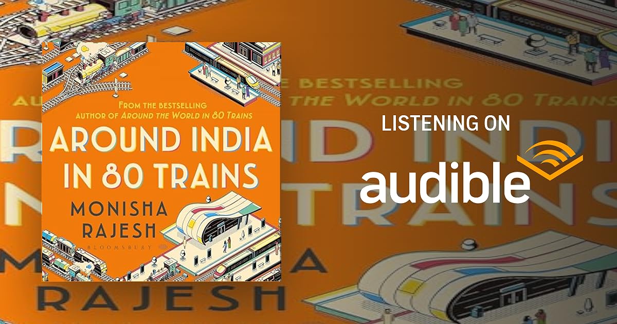 Around India in 80 Trains audiobook cover