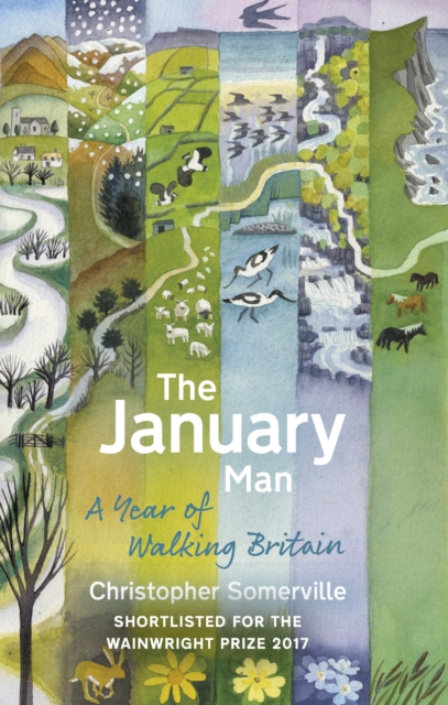 The January Man : A Year of Walking Britain book cover