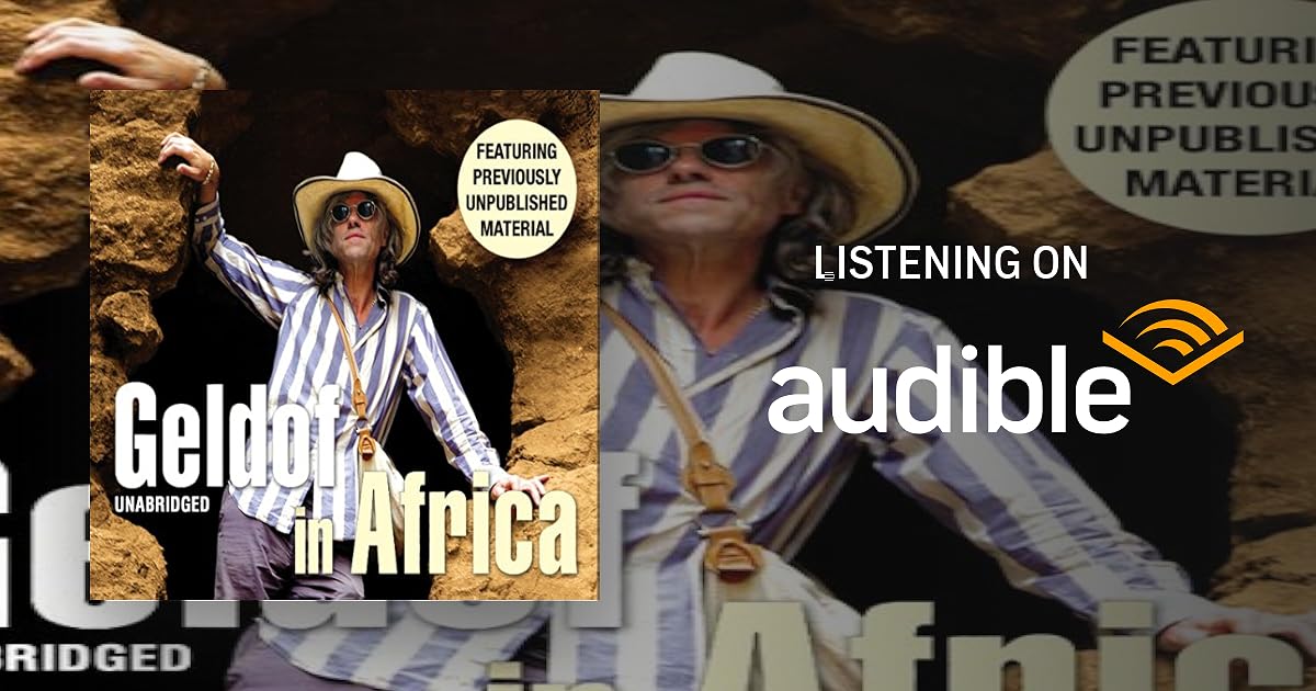 Geldof in Africa book cover