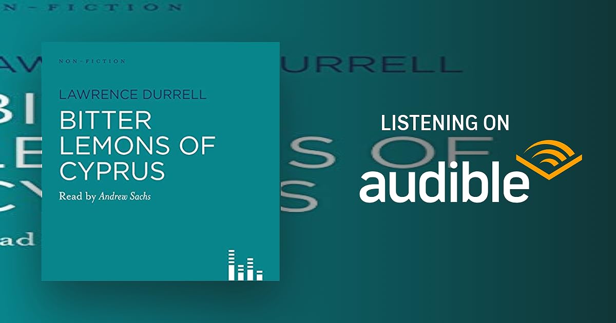 Bitter Lemons of Cyprus audiobook cover