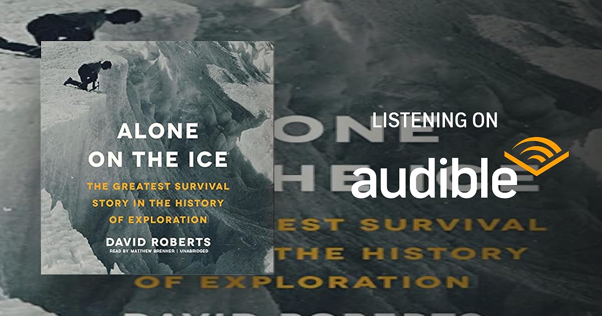 Alone on the Ice audiobook cover