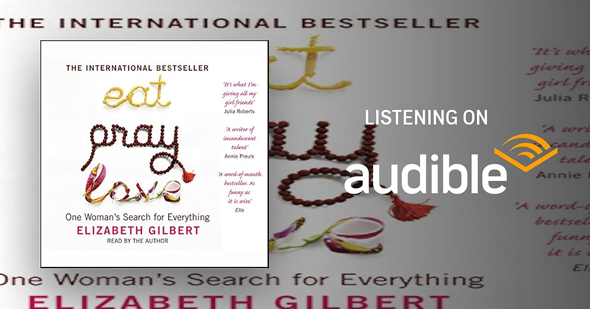 Eat, Pray, Love audiobook cover